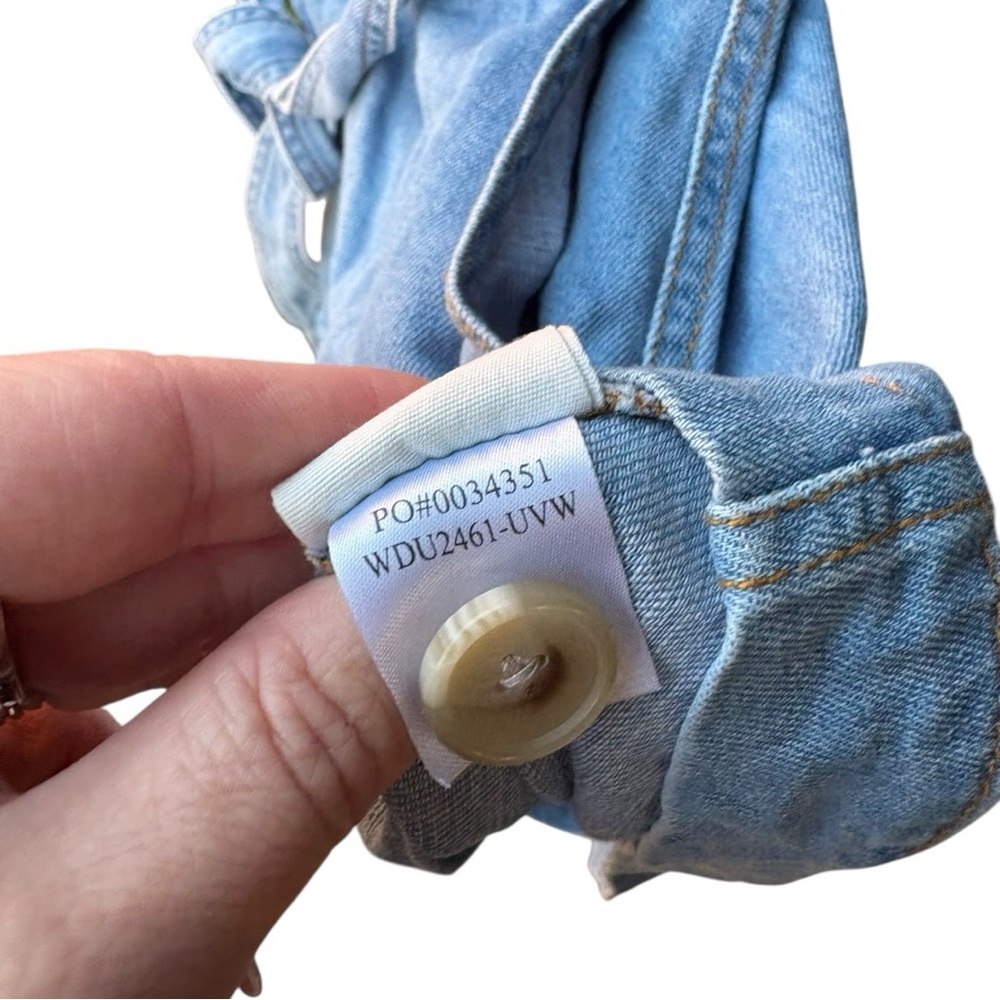 Faherty Utility Denim Romper - image 8